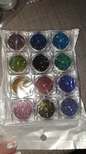 12 unids/set uñas polvo escamas iridiscentes lentejuelas oro plata Super brillante lentejuelas uñas artísticas manicura Decoración