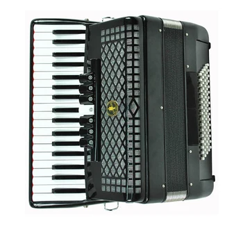 

Jh2006-b accordion 37/80/7/2, black, with case, Aurus