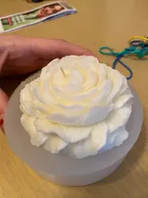 Plaster Mold Soap-Model Peony Handmade Large Diy
