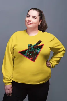 

Angemiel Wear War Machine Yellow Women Sweatshirts
