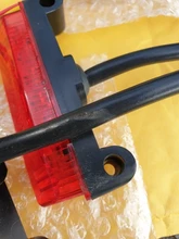 Lámpara LED de freno trasero para motocicleta, luz de matrícula trasera de 12V, accesorios decorativos