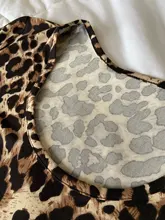Mono ceñido de manga larga para mujer, mameluco elástico de leopardo, top