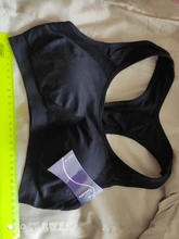 VEQKING-Sujetador deportivo transpirable para mujer, Top con relleno a prueba de golpes, para gimnasio, correr, Fitness, Yoga