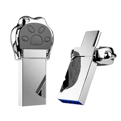 Clé USB 3.0 en métal, type c, 32/64/128 go, support à mémoire de forme personnalisée, stockage à grande capacité, nouveauté 