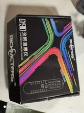 RICHMETERS GY910 medidor de espesor de recubrimiento Digital 1 micrón/0-1300 de la pintura del coche de espesor de película probador del metro de FE/NFE