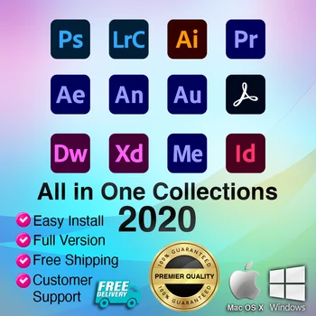 ADOBE MASTER COLLECTION CC 2020 Mac OS / Windows Полная версия | Бессрочная Активация | ️Многоязычная |