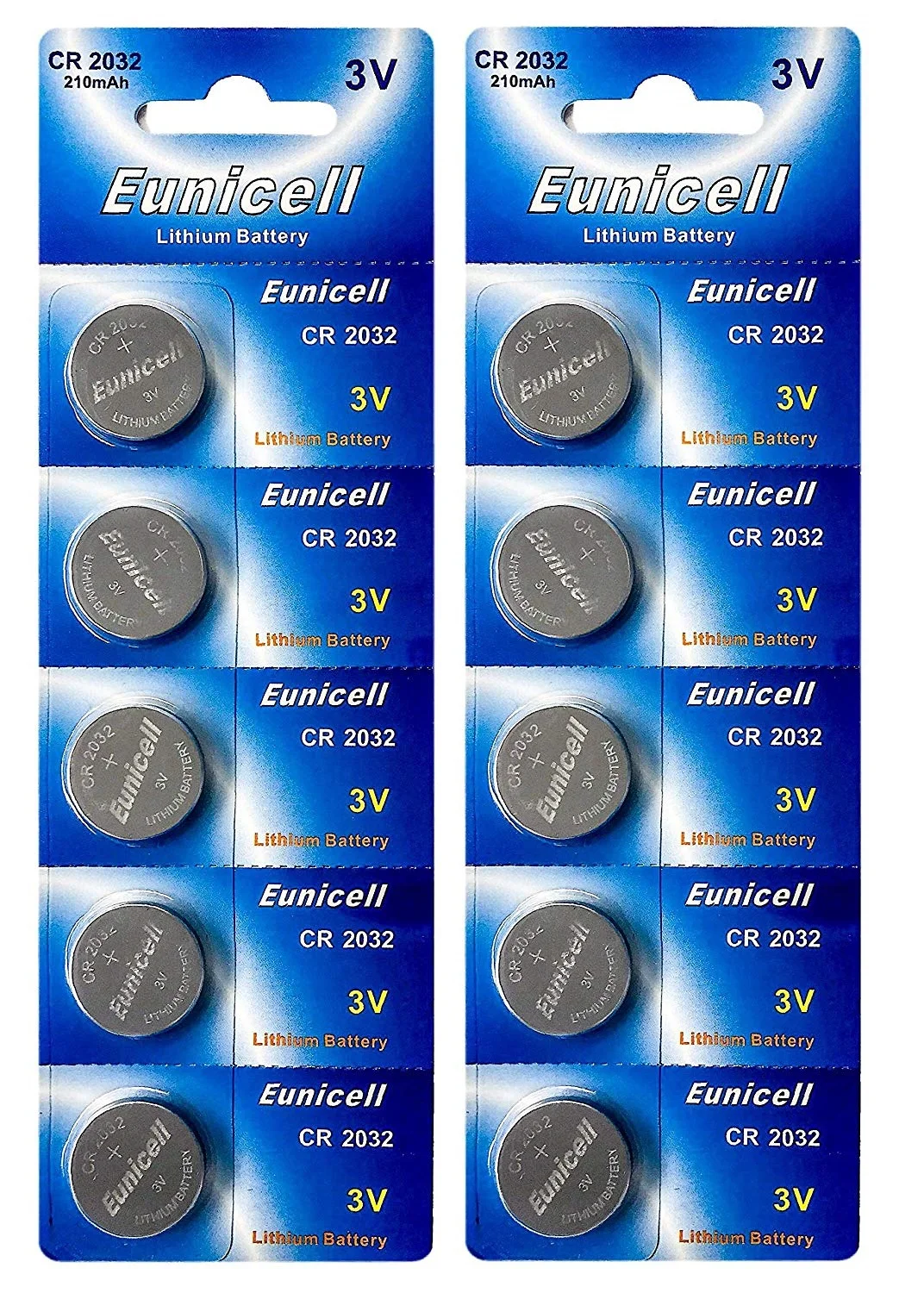 Mend with 10 batteries CR2032 LITHIUM button CR2032 5004LC followup set CR 2032 3 V