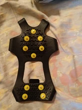 Cubrezapatos antideslizantes para exterior, 10 tacos, Universal, para nieve, escalada, Camping, tallas S, M, L y XL