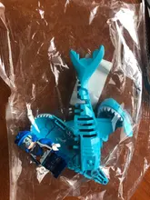 Animales de bloqueo para niños, traje de escorpión, oso, Tigre, tiburón, caballo, juguetes de bloques de construcción, Compatible con animales de bloqueo, regalos