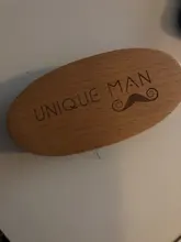 Cepillo para Barba Hemu Natural para hombre, masaje facial de bambú, barbas y bigotes para peinar, novedad de 2020