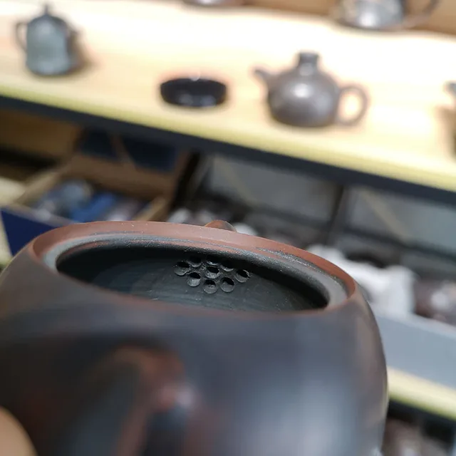 Qinzhou Tiszta Kézi Dobó Rágó Fazekasság Xishi Pot 80-100 Cm-Es Bronz Egészséges Agyaggal A Személyes Sörfőzde Kínai Teahoz - Image 6