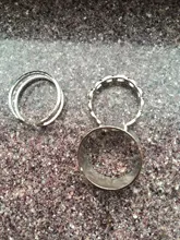 Conjunto de anillos circulares Punk para mujer, Hiphop/Rock, accesorios de dedo con índice de apertura, hebilla, anillo de cola de junta, joyería