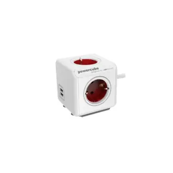 

Allocacoc 1406RD/DEEUPC 4AC outlet(s) 1.5m red, white extension cords and multiple