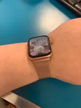 Correa delgada para Apple Watch SE 6/5/4, 40MM y 44MM, correa de Metal para iWatch Series 3/2/1, 38MM y 40MM