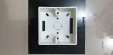 Junction-Box Socket Switch Outfit External Baking 86-Type Flame-Retardant Black Pvc/abs