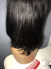 Luvin-pelucas de cabello humano para mujeres negras, barato, 180, 250 de densidad, 30, 40 pulgadas, liso, sin pegamento, Frontal, brasileño