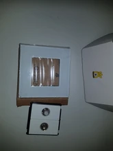 BSEED-enchufe de pared para TV satélite, Panel de cristal blanco, negro, dorado, estándar de la UE, 86mm, parte artesanal para mejora del hogar