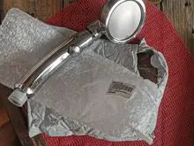 Cabezal de ducha de lluvia de lujo, de mano, anión, alta presión, Gadgets de lluvia para el baño, Ahorrador de agua, cabezal de ducha con encendido/apagado