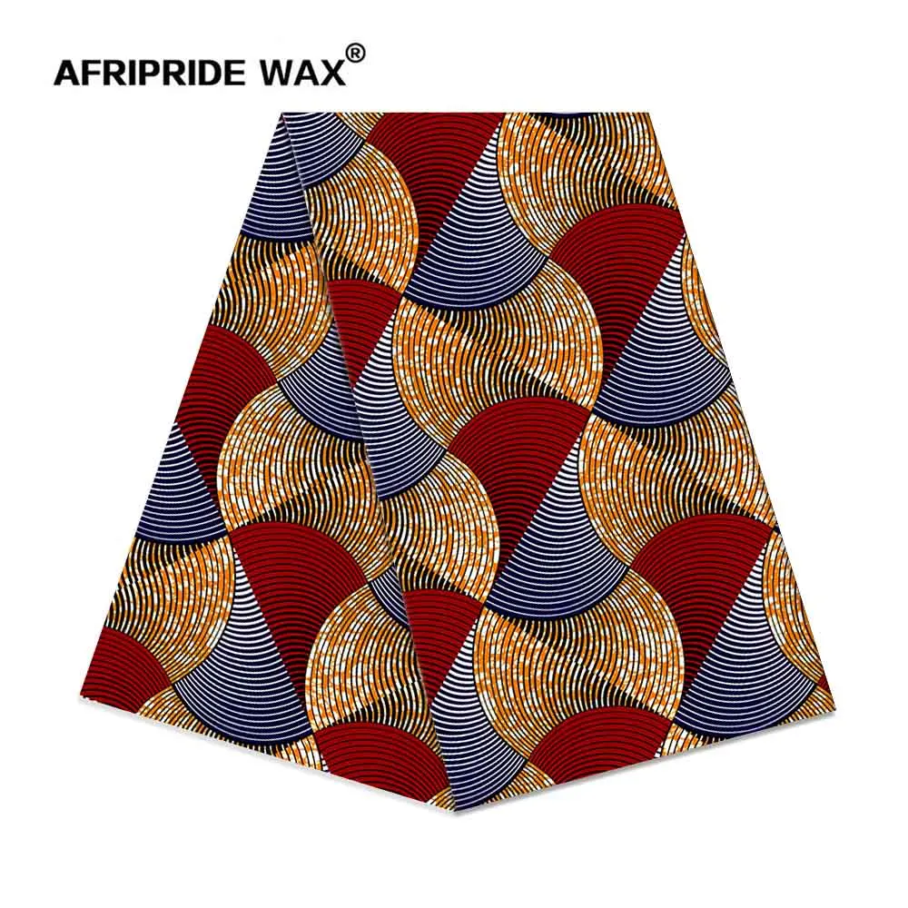 Новая африканская печать батик хлопок ткань AFRIPRIDE Высокое качество хлопок Анкара принт для платья занавески A18F0567