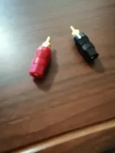 1 par (negro + rojo) de terminales Rojo Negro amplificador de conector Terminal de encuadernación conector tipo Banana para altavoz Jack adaptador de enchufe