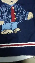 Bear Sweater Pullovers Shrugs Knitted Cartoon Warm Casual Winter Lady New-Fashion Autumn