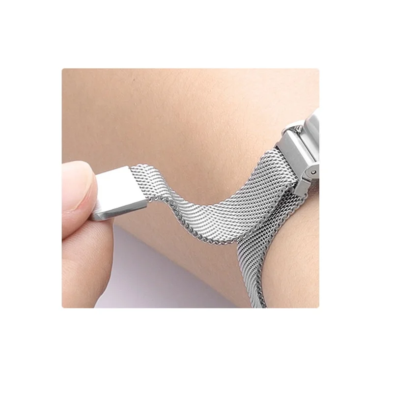 For XIAOMI MI BAND 3 4 Magnetic Metal Stainless Steel Strap Wrist Smart Bracelet Fashion Magnet Wristband New Band3 Band4 Miband