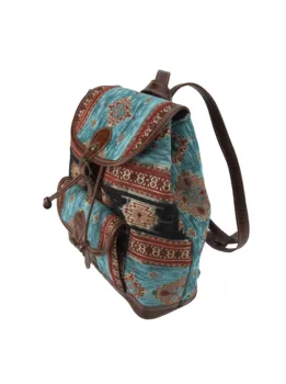 

Handmade Elegant Backpack designed with special kilim patterned fabric