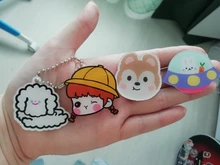 Mochila de nailon para mujer, bolso escolar Harajuku, escolar, insignia, Kawaii