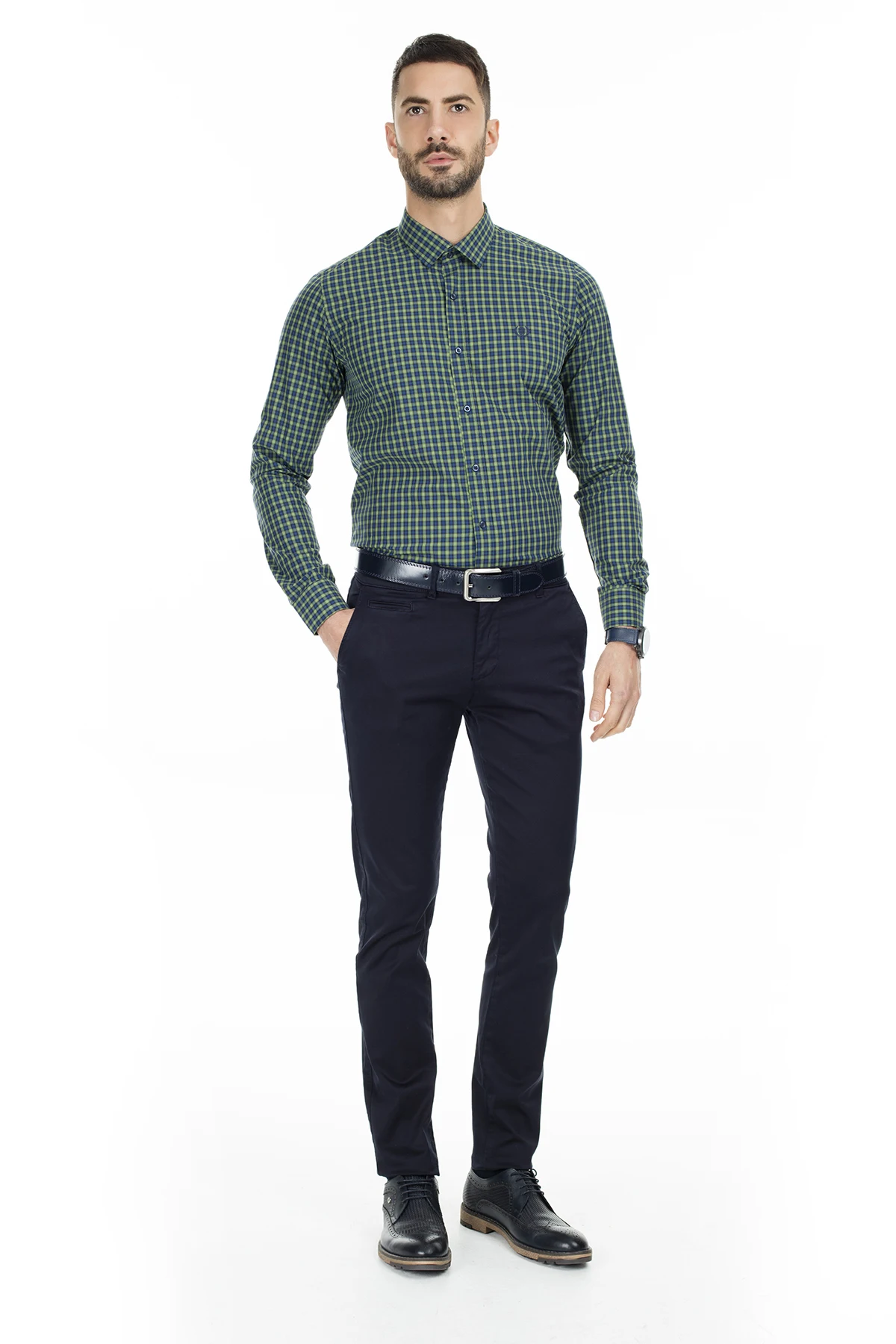 Сабри изготовленный на заказ Slim Fit рубашка с длинными рукавами, мужская рубашка с длинными рукавами 5431704