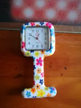 Relojes de bolsillo y Fob para mujer, pulsera de silicona cuadrada con broche de Clip, alfileres, movimiento de cuarzo de bolsillo, reloj de enfermera para mujer