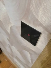 Touch-Switch Led-Panel Glass Interruttore Wall Power Black Ubaro Eu White 1/2/3-gang