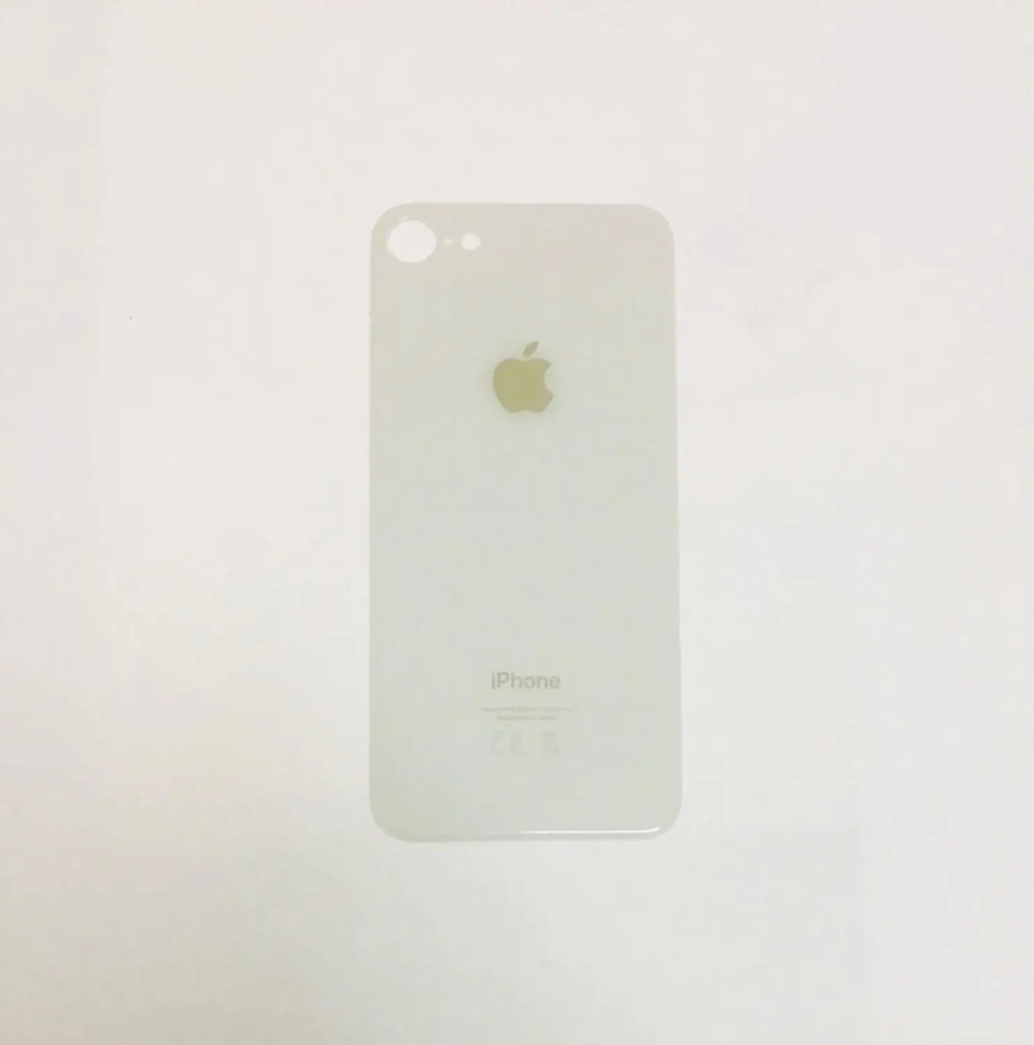 Back Cover For iPhone 8 Tempered Glass With Big Hole For Replacement