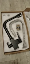 Kitchen Faucet Deck-Mounted Mixer FRAP-FILTER Water-Sinks Drinking-Water Black Cold Single-Hole