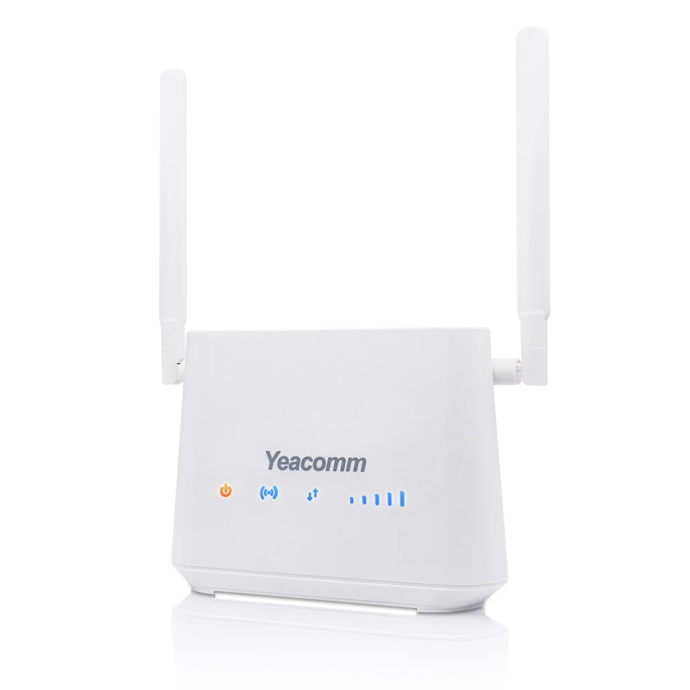 Yeacomm S12 LTE CPE FDD TDD Mobile Ethernet Cat4 4G Router with SIM Card Slot and External Antennas