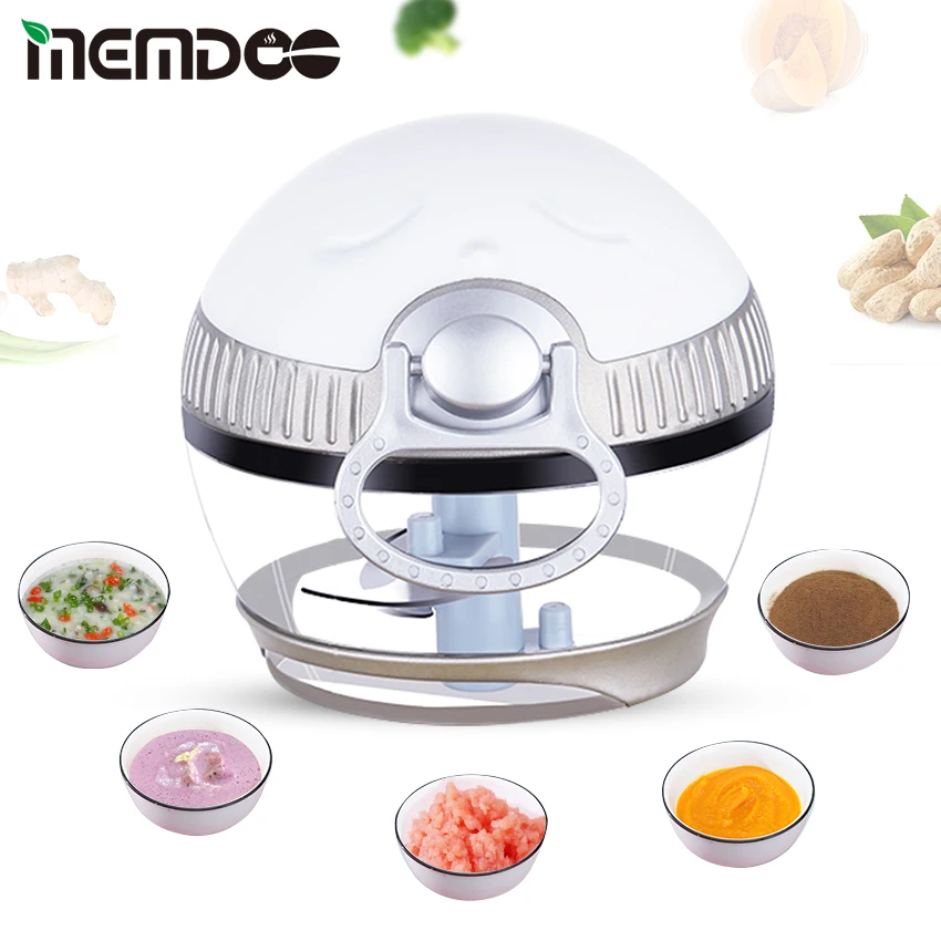 MEMDOO 160MLl миниатюрный ручной измельчитель для продуктов блендер овощей