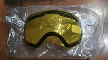 GOG-lente magnética 201 para esquí, gafas esféricas de esquí nocturno, color amarillo