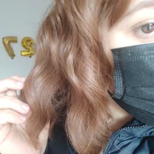 AISI QUEENS corto marrón peluca pelucas sintéticas con flequillo para las mujeres púrpura de la onda de agua Natural Bob pelucas resistente al calor falso pelo