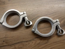1.522.533.54Stainless Steel Sanitary Tri Clamp Clamps Clover for Ferrule SS304
