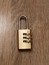 Padlock Combination-Lock Room-Suitcase Number Security-Tool Brass Mini 4-Digits Travel
