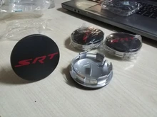 Tapas de cubo de rueda SRT para Doge Nitro Caliber Challenger, cargador de viaje, caravana, Durango, cubierta de llantas de coche, 63mm, 4 Uds.