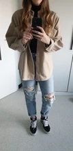 Outwear Jackets Long-Coats Camel ZXQJ Woolen Girls Chic Elegant Spring-Autumn Vintage Women