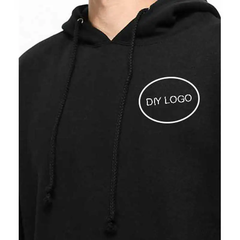 Custom Hoodies Mens Logo Text Photo Print Wholesale diy