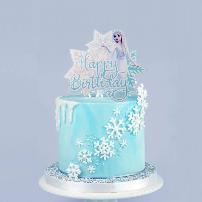 Gâteau d'anniversaire Princesse Reine des Neiges Elsa - livraison à domicile