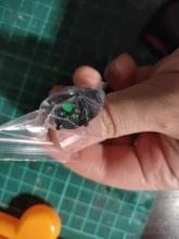 Anillos de gato negro de Anime para niños y niñas, joyería para disfraz, fiesta, regalo, estampado verde, esmalte, Pata de Gato