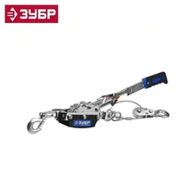 43105-4-K Лебедка ручная рычажная ЗУБР "ПРОФЕССИОНАЛ", тросовая, 4 т, 3 м, в сумке