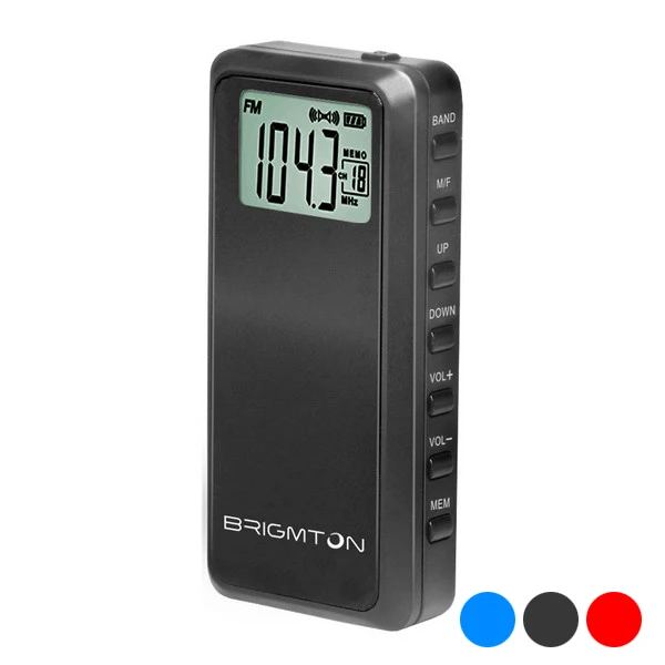 ТРАНЗИСТОР радио BRIGMTON BT-123 AM/FM 3,5 мм