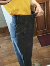 Mom Jeans Trousers Harem Pants Boyfriend Brown Streetwear Pink Vintage Green High-Waist