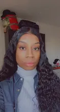 Peluca brasileña de ondas profundas prearrancada, peluca con malla frontal y pelo de bebé, 13x4, para mujeres negras