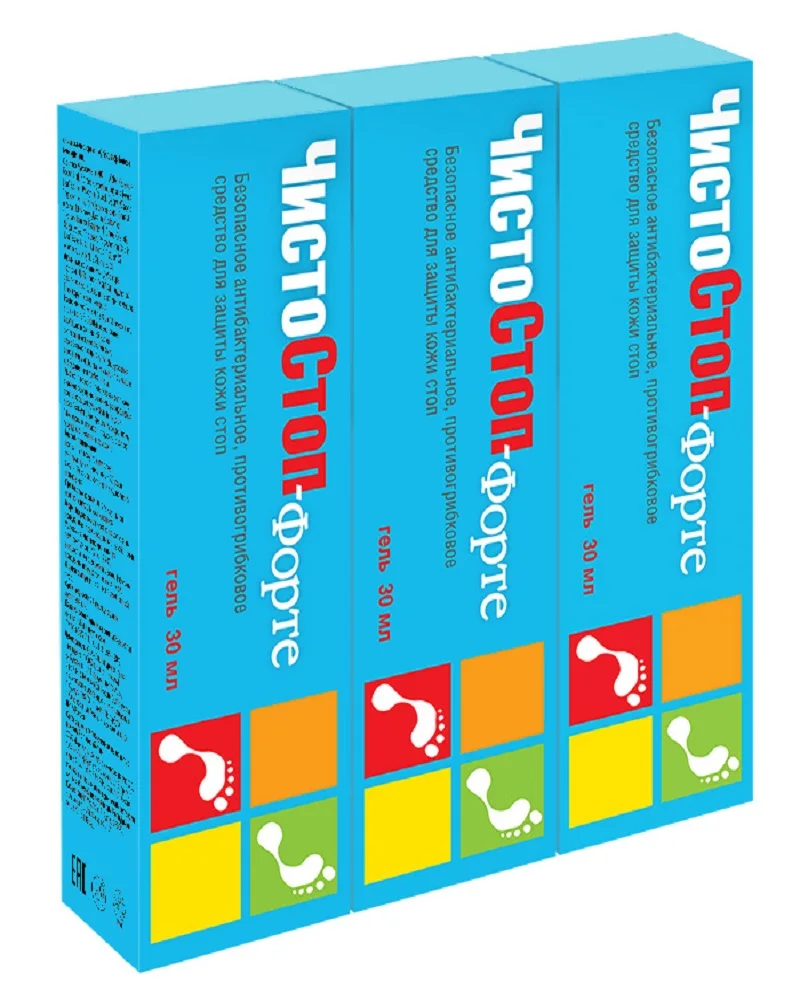Чистостоп фоpте гель для ног 30мл в набоpе 3=1 (Cistostop Forte)|Стопы| |