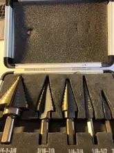 HSS broca de aluminio orificios múltiples juego de brocas para Metal madera agujero de perforación cortador paso cono Taladro